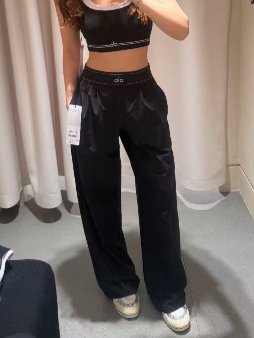 NW ALO Yoga Suit Up Trouser Black | Regular 30”| Casual work pants🖤👖 - Picture 8 of 8